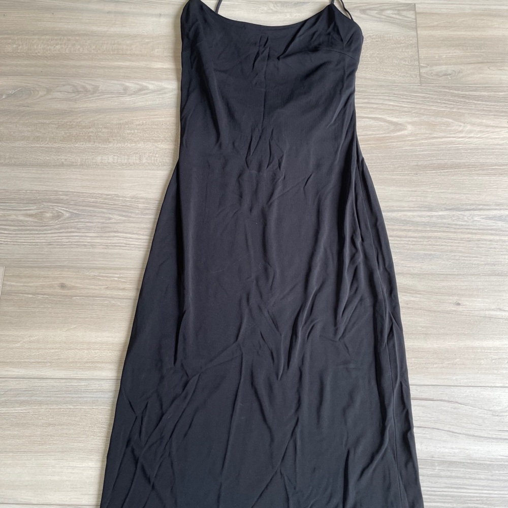 Elegant Mario Balthazar Black Dress Made In USA‎  Size 8 Polyester Acetate